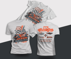 Jason Hall Racing | T-shirt Design by Ena