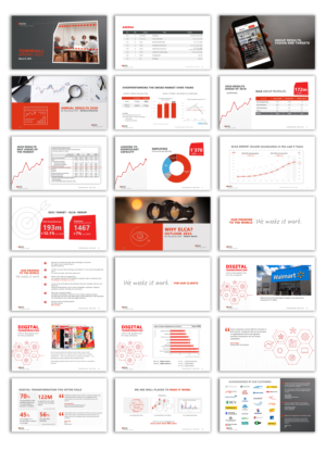 Redesign the internal PowerPoint presentation of the IT company ELCA | PowerPoint-Design von ryenacasi