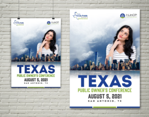 Header and Full-Page Flyer needed for 2021 Texas Public Owner's Conference | Graphic Design by Graphic Storm