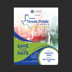 Header and Full-Page Flyer needed for 2021 Texas Public Owner's Conference | Graphic Design by Emmanuel Creations