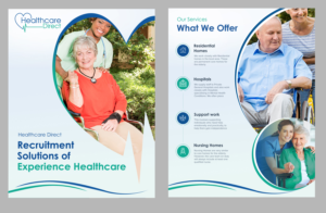 Healthcare Recruitment Agency Brochure | Brochure Design by Blue Sparrow