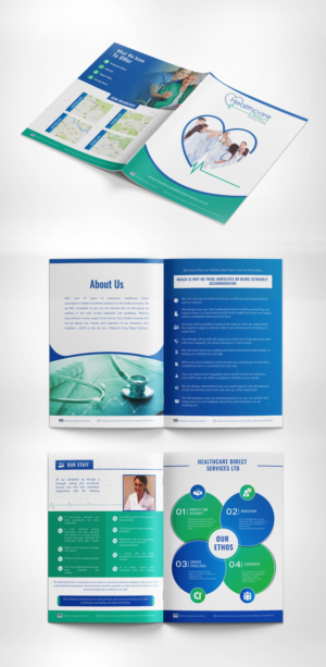 Healthcare Recruitment Agency Brochure | Brochure Design by SAI DESIGNS