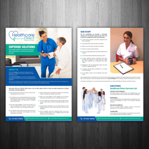 Healthcare Recruitment Agency Brochure | Brochure Design by GraphicsGuru