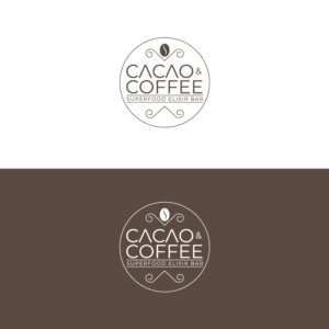 Cacao & Coffee ( Superfood Elixir Bar)  | Logo Design by Graphic Bricks