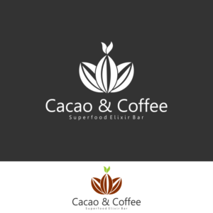 Cacao & Coffee ( Superfood Elixir Bar)  | Logo Design by Gerald Design 3