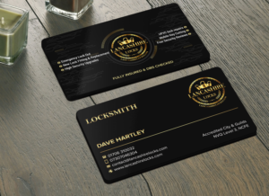 Lancashire Locks Business Cards | Business Card Design by sabbir049