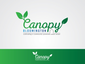 CanopyBloomington  cultivating a community-powered urban forest | Logo Design by stealth_ferret