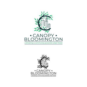 CanopyBloomington  cultivating a community-powered urban forest | Logo Design by Graphic Bricks