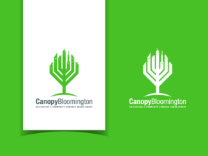 CanopyBloomington  cultivating a community-powered urban forest | Logo Design by mithunpopey