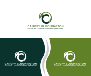 CanopyBloomington  cultivating a community-powered urban forest | Logo Design by fauzan harun