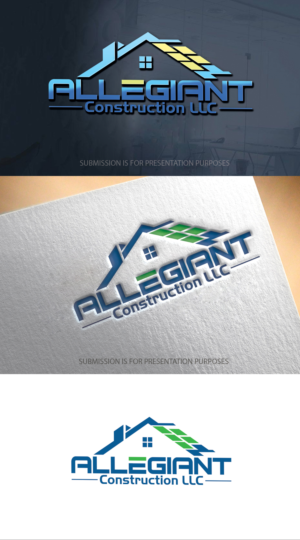 Allegiant Construction LLC | Logo Design by graphicevolution