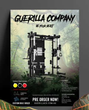 GUERILLA COMPANY - GYM EQUIPMENT FLYER NEEDED! | Flyer Design by SAI DESIGNS