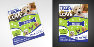 Dog Daycare Facility needs a New Doggo welcome packet! | Graphic Design by Rickyy