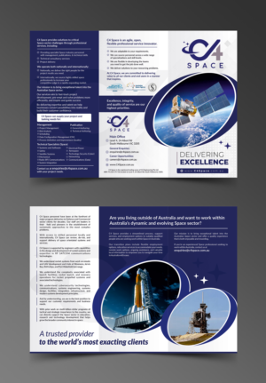 C4 Space needs an A4 folding brochure | Flyer Design by ecorokerz