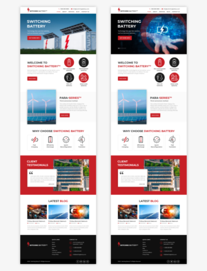 US Based Startup requires Website Design for Switching Battery | Web Design by Starlyn DS