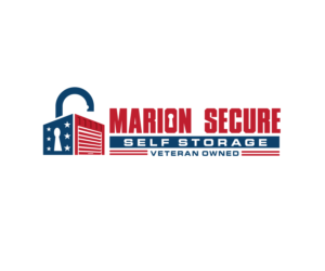 Marion Secure Self Storage Veteran Owned | Logo Design by renderman