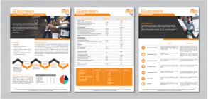 Client Fund Fact Sheet Flyer - Investment Advisory | Brochure Design by alex989