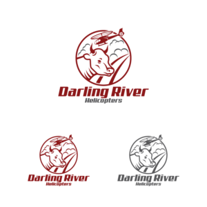 Darling River Helicopters | Logo-Design von Graphic Bricks