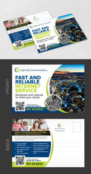 Startup internet service provider needs door hanger and post card design | Flyer-Design von SAI DESIGNS