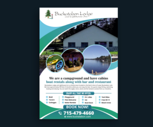 Buckatabon Lodge and Lighthouse Pub | Flyer Design by ecorokerz