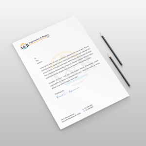 Letterhead for Midwest Law Firm | Stationery Design by Creative Jiniya