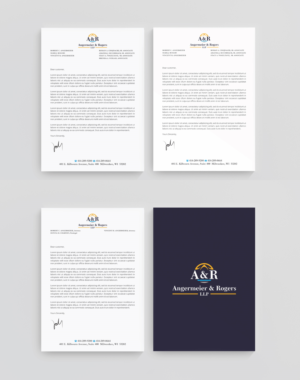 Letterhead for Midwest Law Firm | Stationery Design by R.design