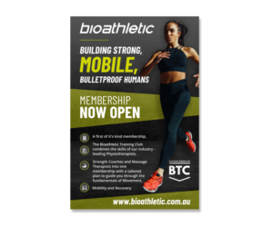 Bioathletic Needs a Poster to Advertise a New Membership Offer | Poster Design by ecorokerz