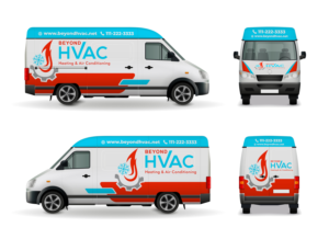 Van Wrap for HVAC company | Graphic Design by ecorokerz