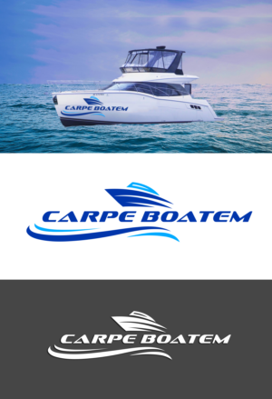 Carpe Boatem.     Boat name graphic. | Graphic Design by Rickyy