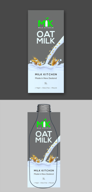 Milk Kitchen needs a bottle label design | Packaging Design by ecorokerz