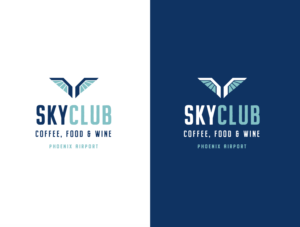 Sky Club Coffee, Food & Wine | Logo-Design von wonderland