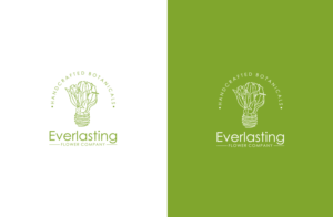 Everlasting Flower Company.            Handcrafted Botanicals | Logo Design by GLDesigns