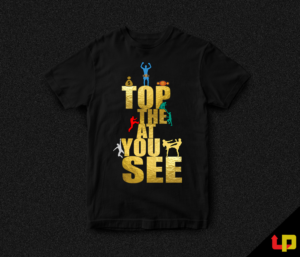 See you at the top t shirt motivational and bold | T-shirt Design by Uprinteez