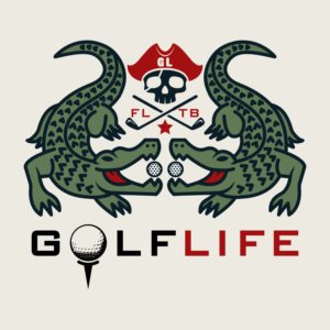 Living Golf Life Tampa Florida | T-shirt Design by simple mind