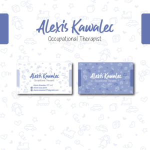 Business card for pediatric occupational therapist | Business Card Design by Gabriel T. Marques