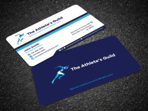 Business card design for sports medicine and athlete care clinic. | Business Card Design by Sandaruwan