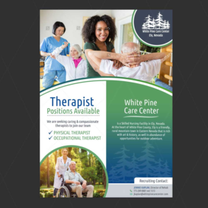 Therapy Department Recruitment Flyer | Flyer-Design von DA.