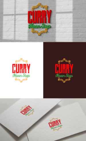 Curry Naan Stop | Logo-Design von GLDesigns