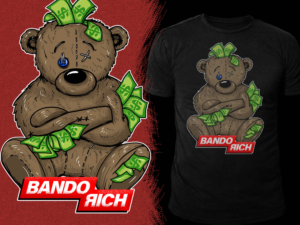 Bando Rich Stripe Tee shirt design | T-Shirt-Design von Falih A