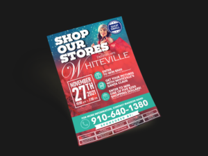 Shop Our Stores Downtown Whiteville Event | Flyer Design by Benson M.