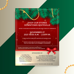 Shop Our Stores Downtown Whiteville Event | Flyer Design by Elizaveta M