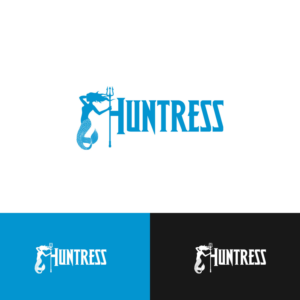 Huntress is boat name Bite Me is slogan (worm on a hook) I will up load files website will be www.huntressfishing.net | Logo-Design von Dark Creator