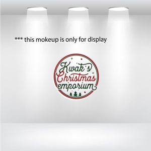 Kwak's Christmas Emporium | Logo-Design von Ochieng