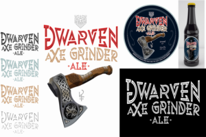 Craft beer inspired “Dwarven Axe Grinder Ale” tee design needed | T-Shirt-Design von WHollis63