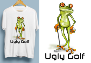 Ugly Golf T-shirt Designs to be sold on website. | T-shirt Design by SAI DESIGNS