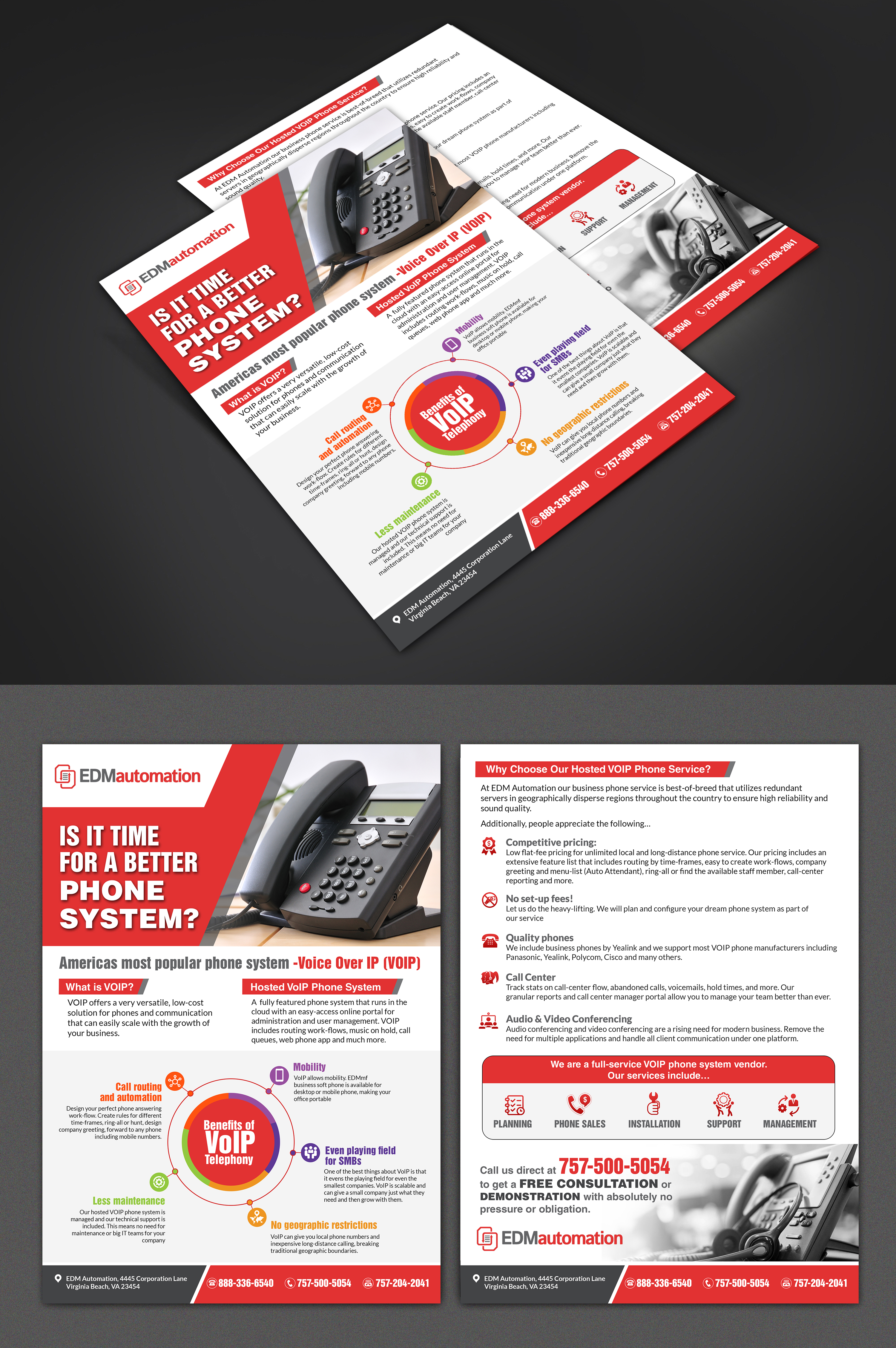 Brochure Design by Schöpfer for EDM Automation | Design #26475699