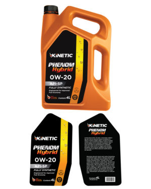 Label Design for Automotive Engine Oil | Graphic Design by Sergio Coelho