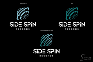 Side Spin Records (this text must not be essential to the logo) | Logo Design by InkThink by Scaurus