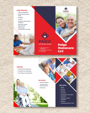 Paige Home care non-medical home care brochure | Flyer-Design von nng