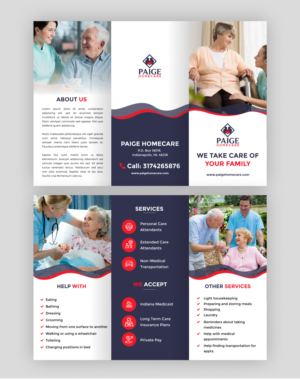 Flyer-Design von Jabinh7 für Paige Homecare | Design #26499676